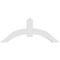 Ekena Millwork Archdale Architectural Grade PVC Gable Bracket, 60"W x 25"H x 4"D x 6"F, 10/12 Pitch GBP060X25X0406ARC00 - alternate 2